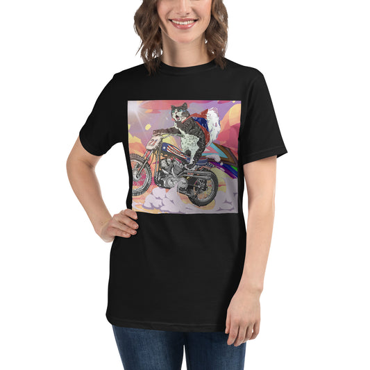 Motorcycle Suzie the Superhero: Organic T-Shirt