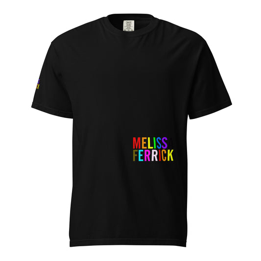 Borderline Narcissist Rainbow MF: Unisex garment-dyed heavyweight t-shirt